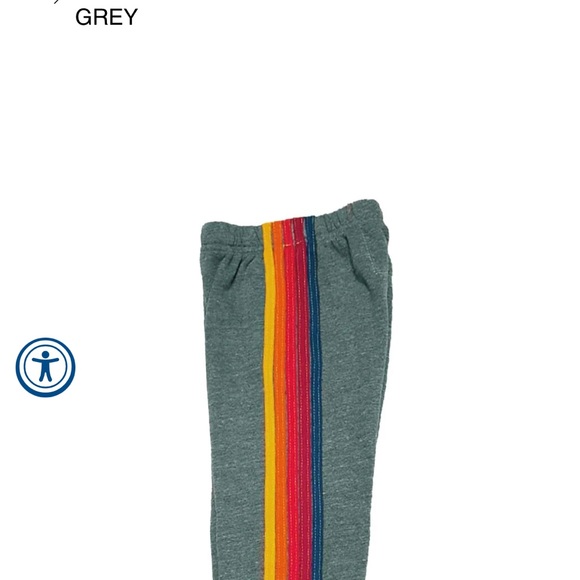 Aviator Nation Kids Size 6 - 5 Stripe Sweatsuit RARE matching set! - Picture 3 of 6